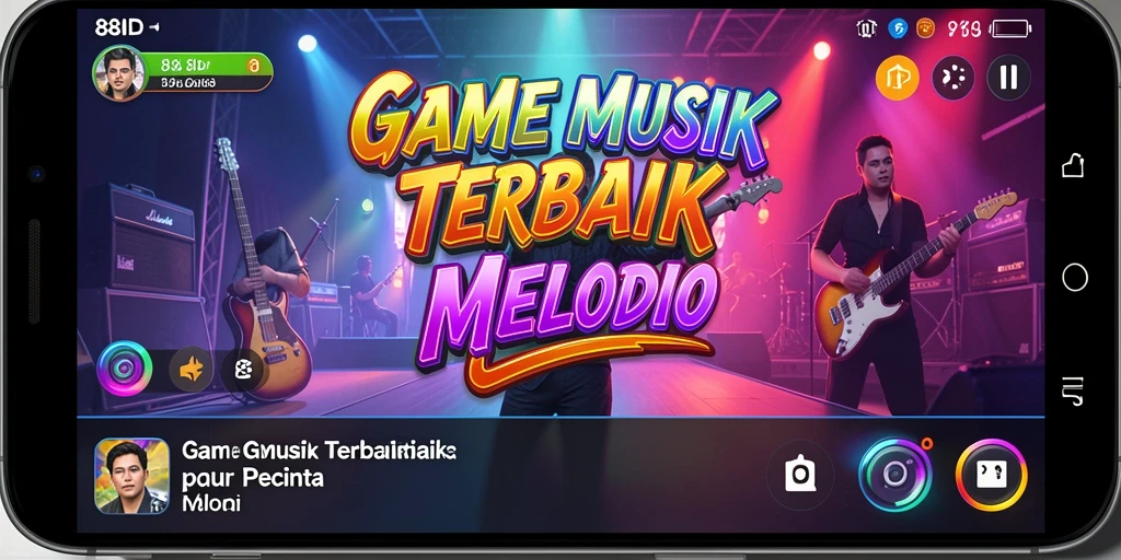 Screenshot gameplay 88ID menampilkan berbagai tantangan musik yang seru.