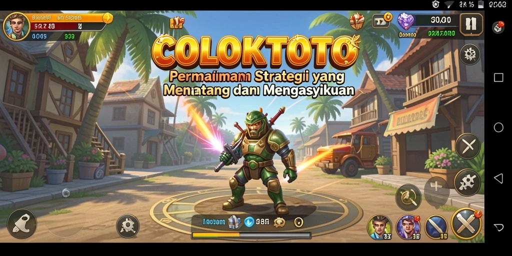 Tampilan gameplay <strong>COLOKTOTO</strong> yang menarik dan strategi yang mendebarkan.