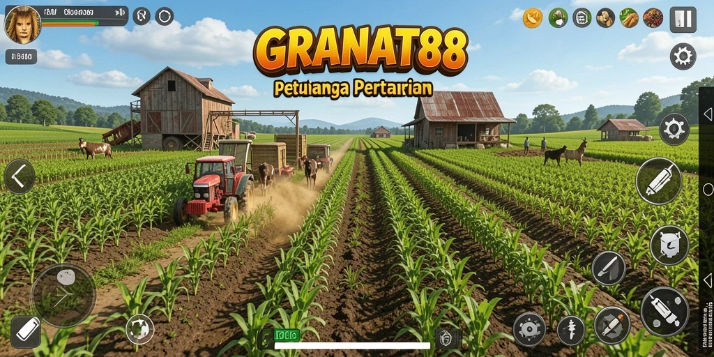 Menampilkan gameplay menarik dari pertanian di GRANAT88.