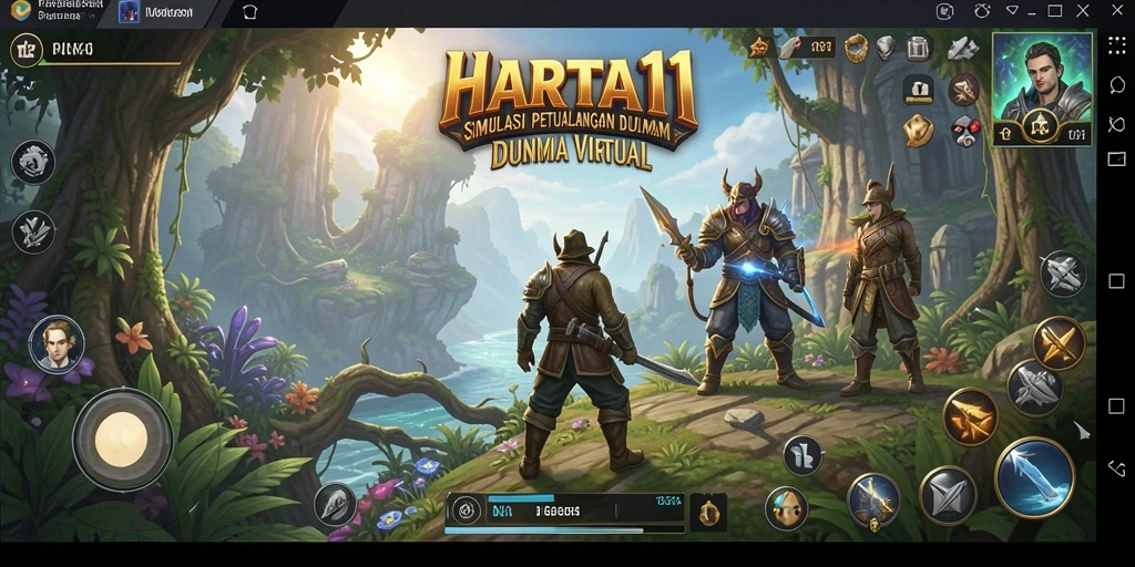 Tangkapan layar menampilkan gameplay seru HARTA11 dengan grafis menarik.