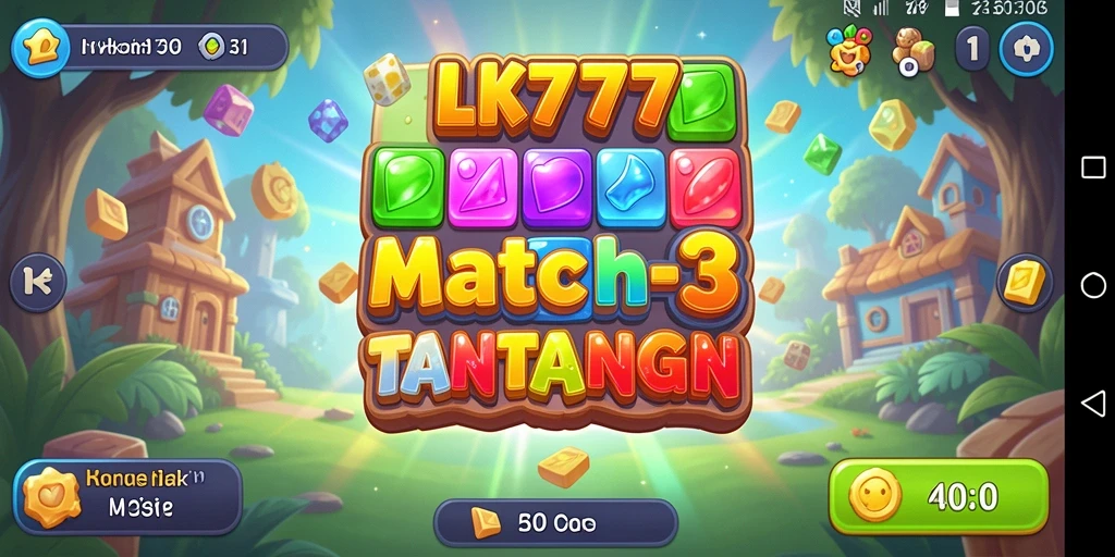 Gameplay seru dari LK777 dalam genre Match-3.