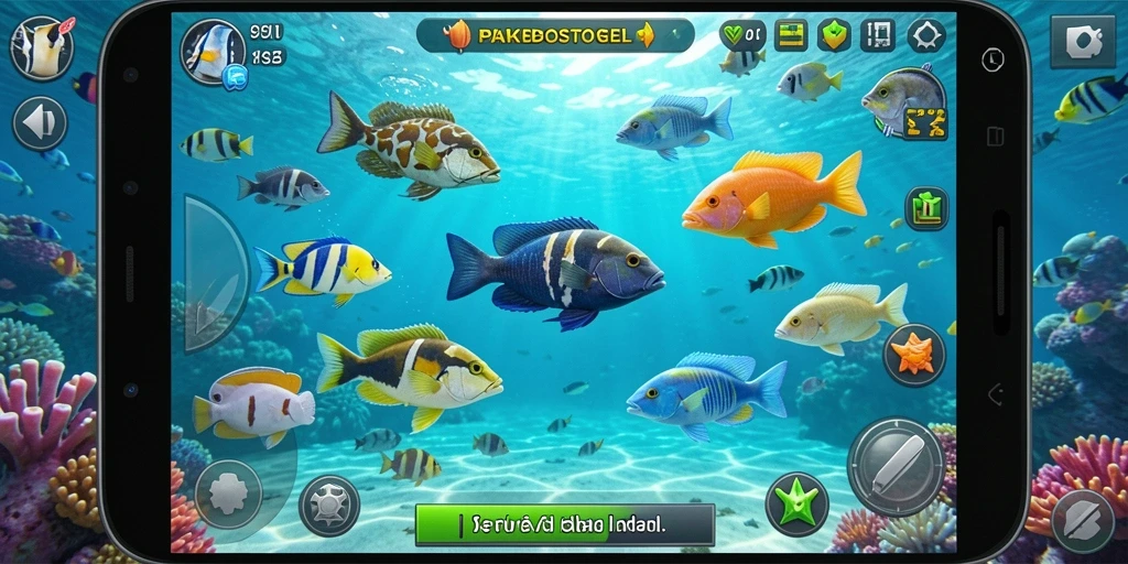 Gameplay seru PAKBOSTOGEL menembak ikan dengan grafis menawan.