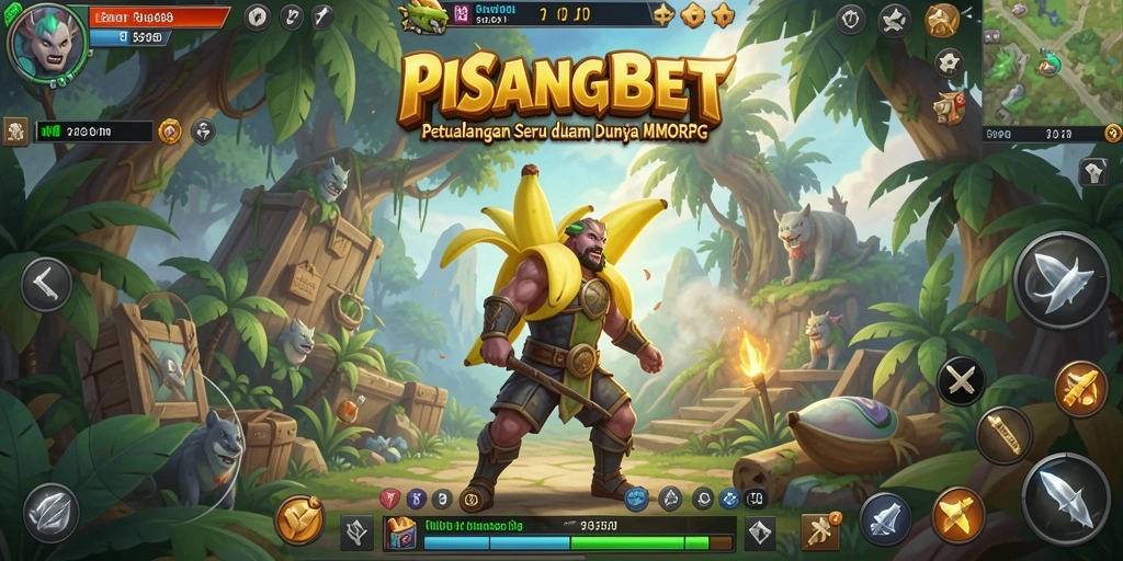 Tampilan gameplay seru dari PISANGBET dalam dunia MMORPG.