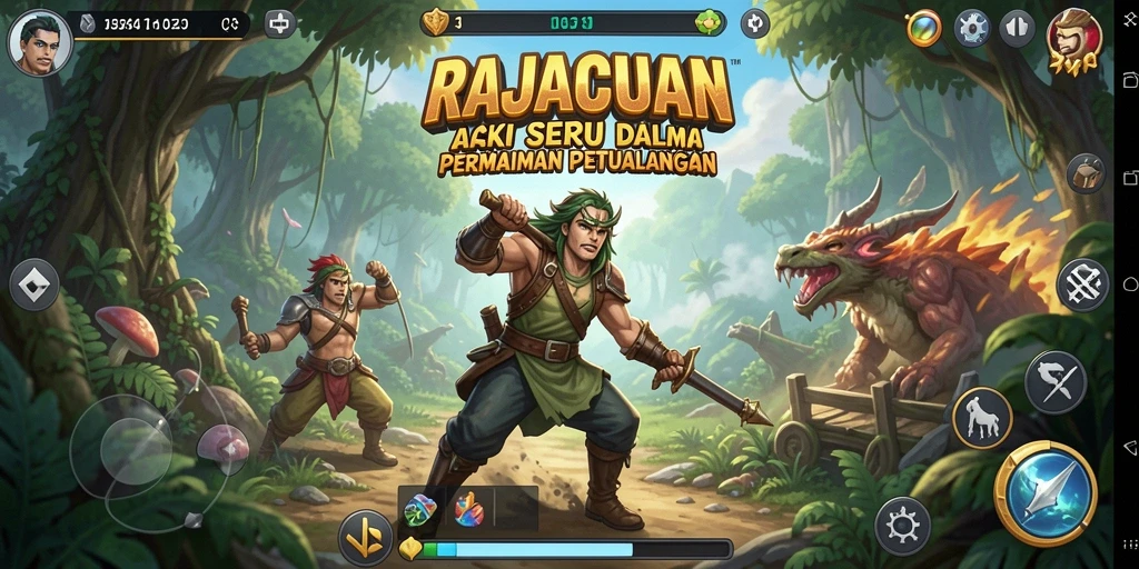 Tampilan menarik dari gameplay RAJACUAN yang memukau.