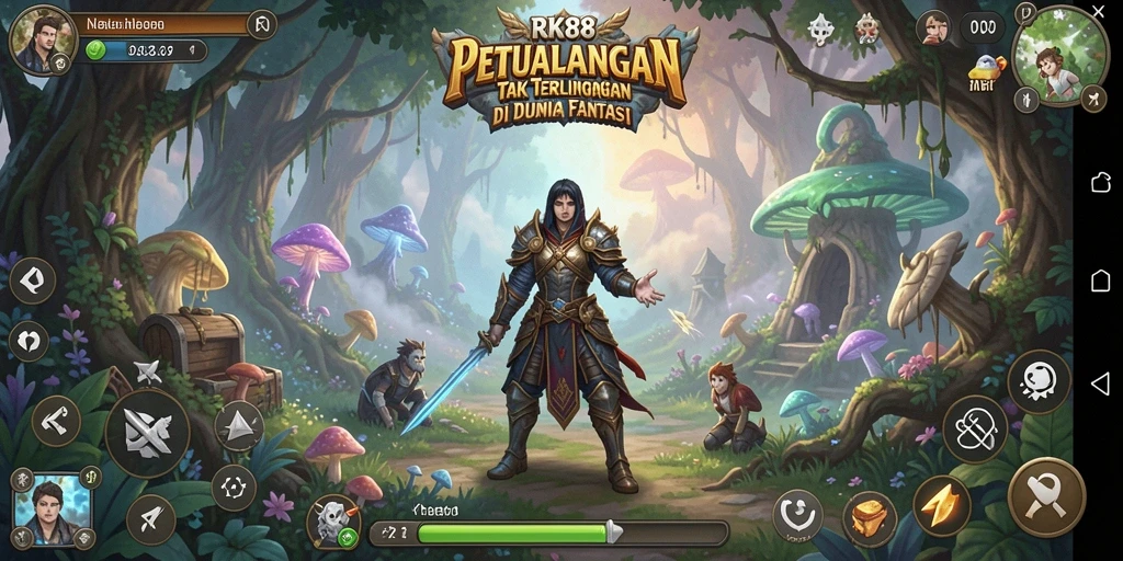 Tampilan gameplay RK88 yang menggugah selera petualangan.