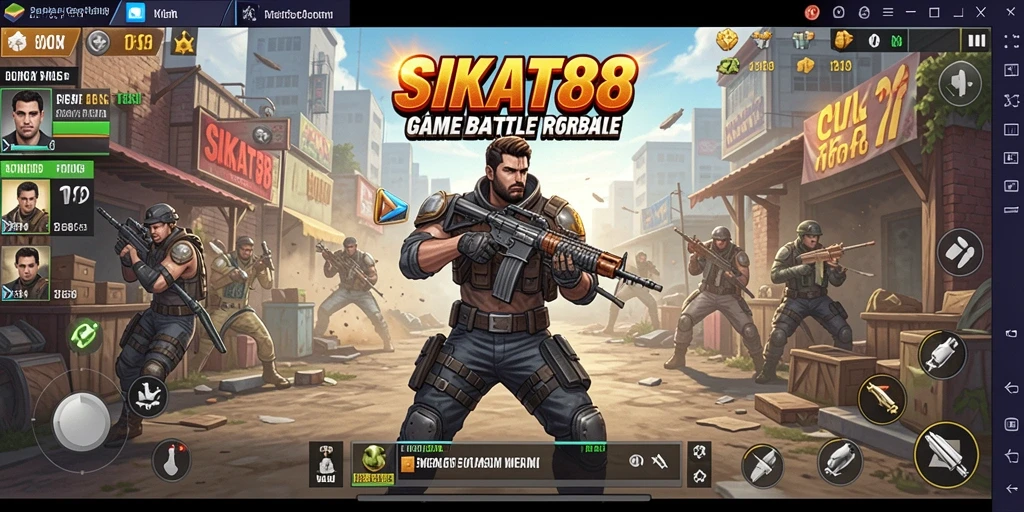 Gameplay menarik dari SIKAT88 menampilkan pertarungan di medan perang yang penuh aksi.