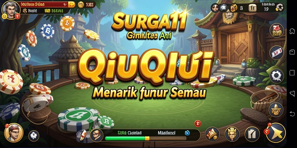 Tampilan gameplay QiuQiu yang seru dan menantang di SURGA11.